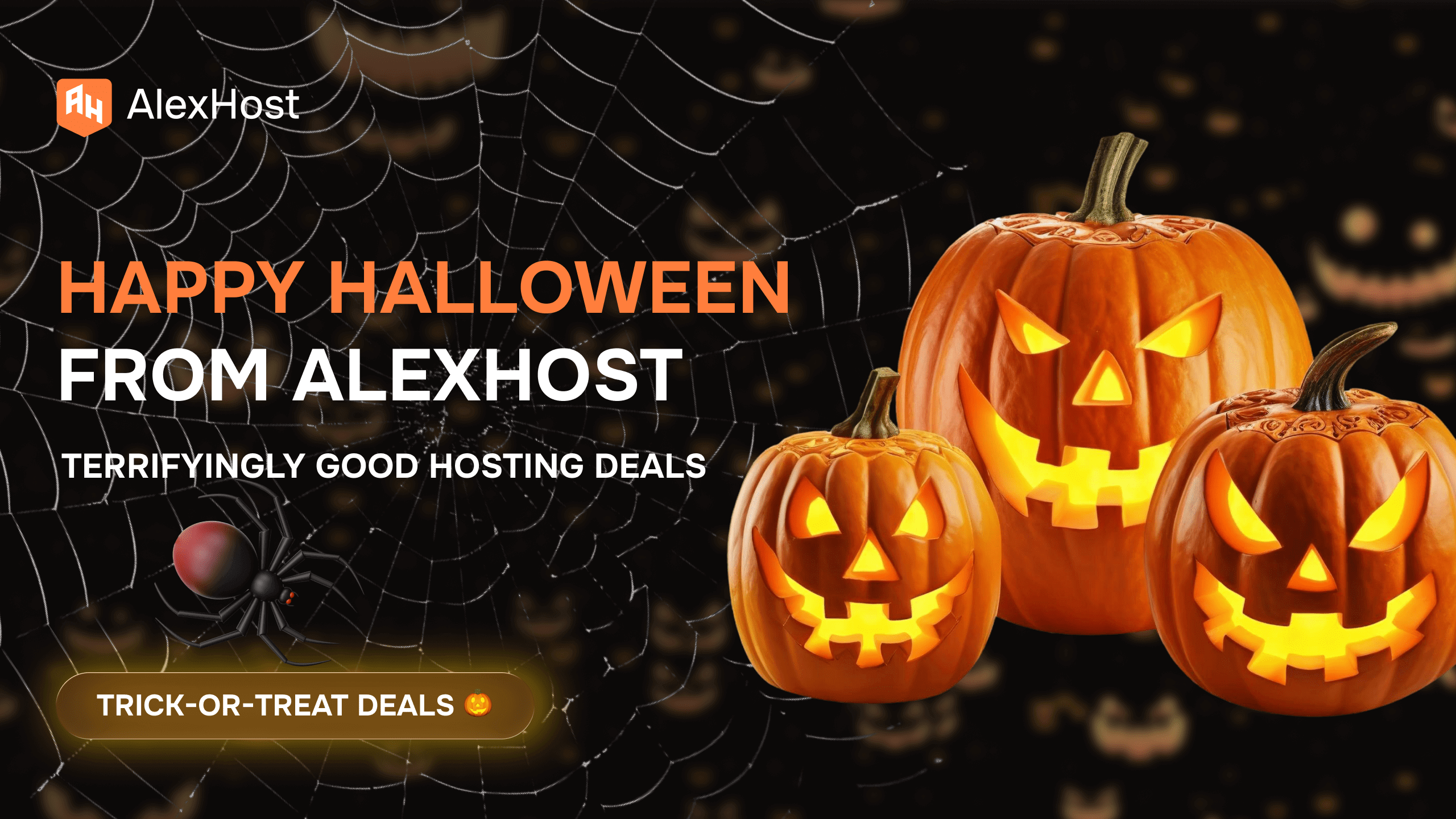 Ofertele Haunted Hosting sunt aici: Sărbătoriți Halloween-ul cu AlexHost!