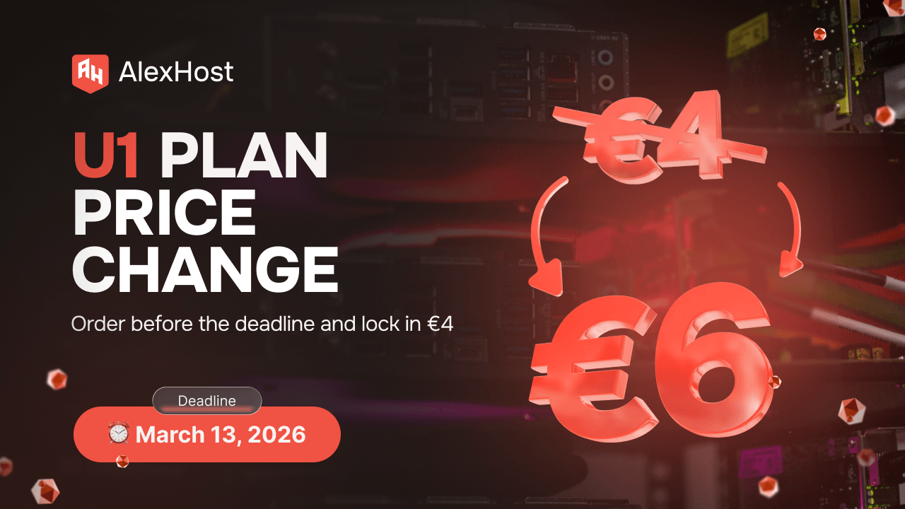 Atualização de Preço do VPS U1