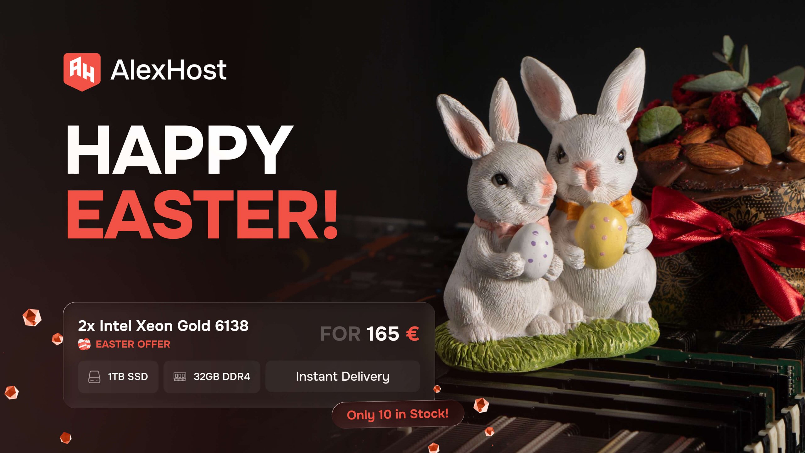 Happy Easter from AlexHost — Celebrate with Exclusive Deals