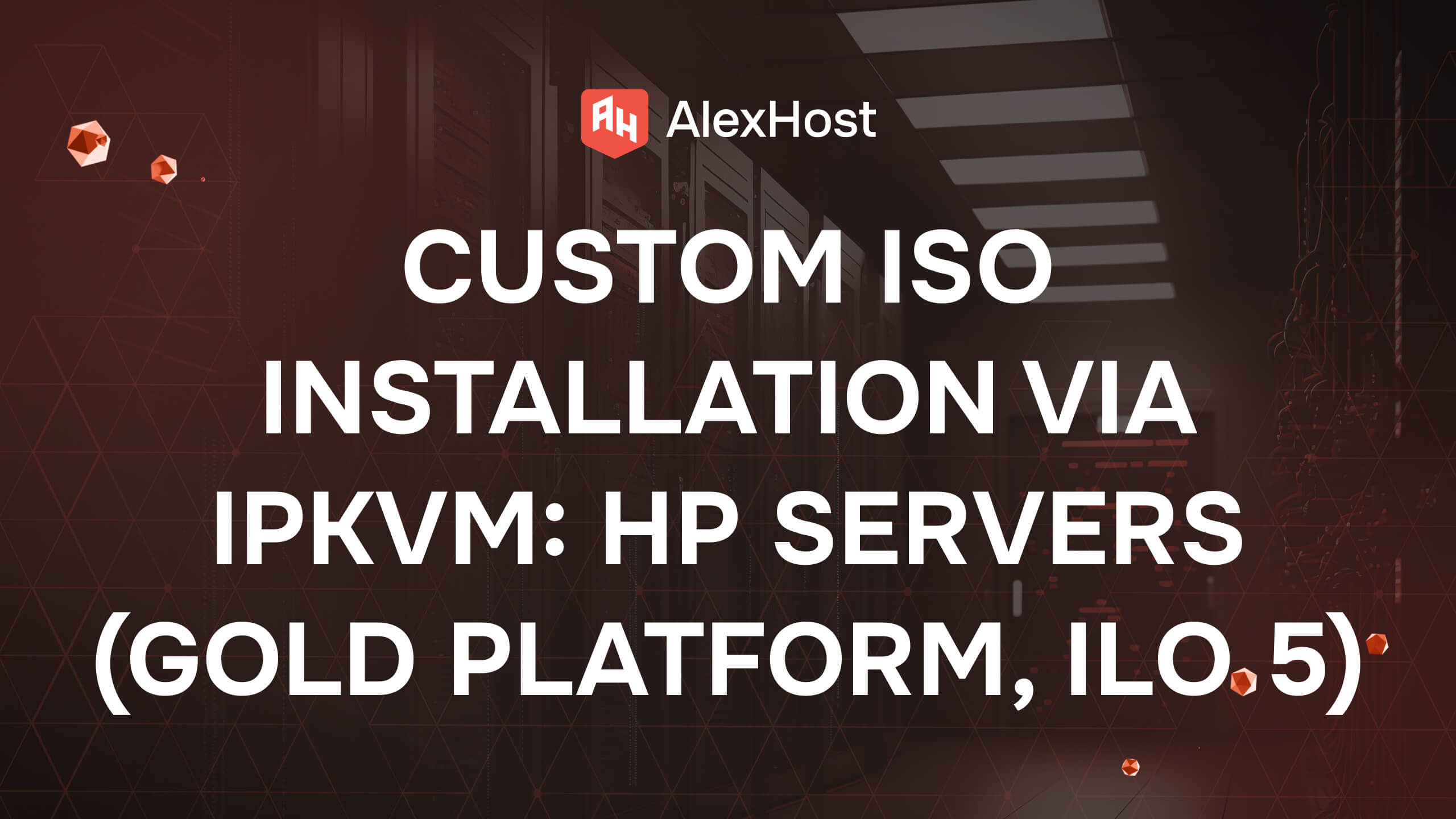 Installation d’ISO personnalisé via IPKVM : Serveurs HP (Plateforme Gold, iLO 5)
