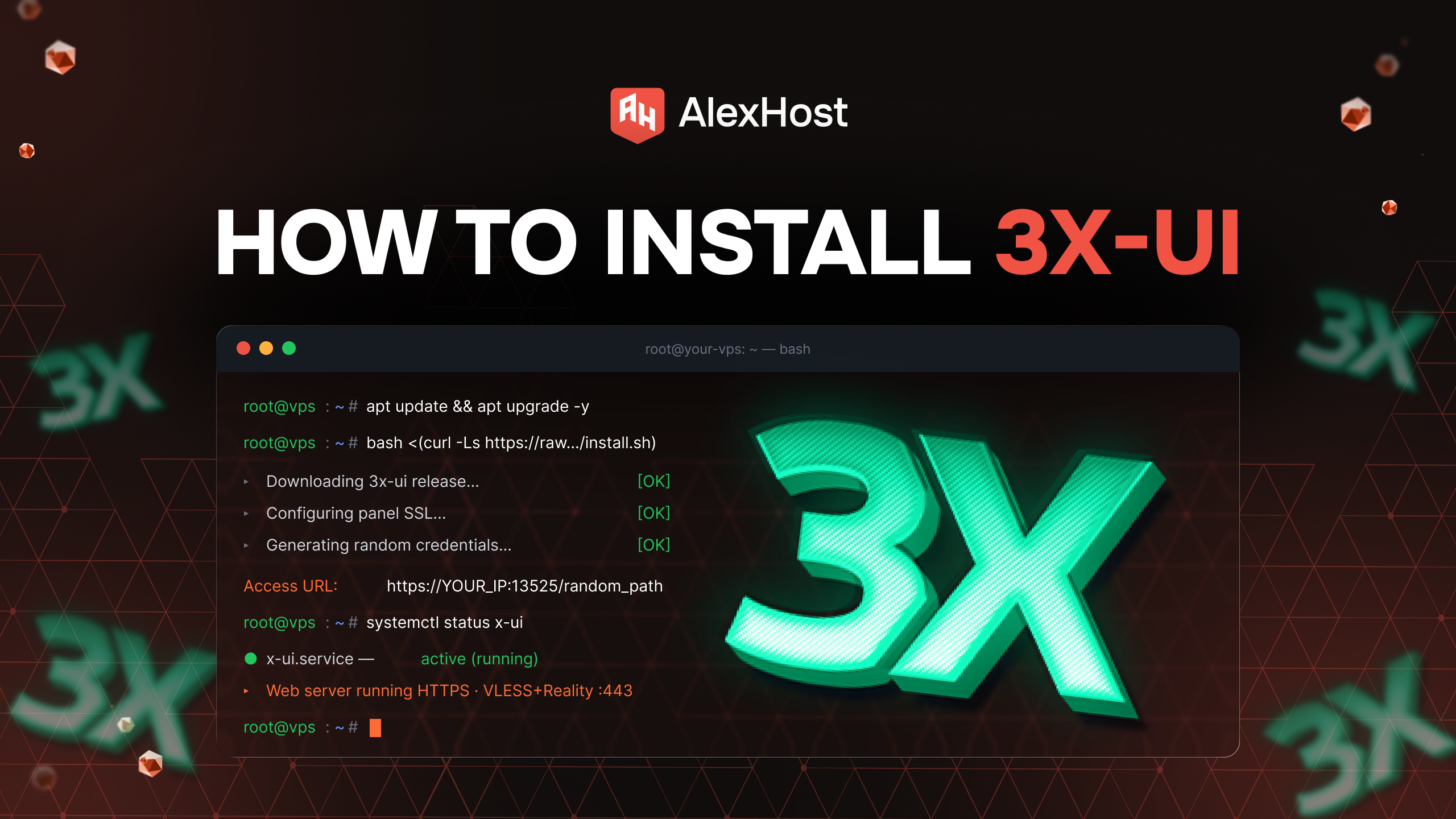 Wie man 3x-ui installiert und die richtige Anti-Zensur-Konfiguration wählt