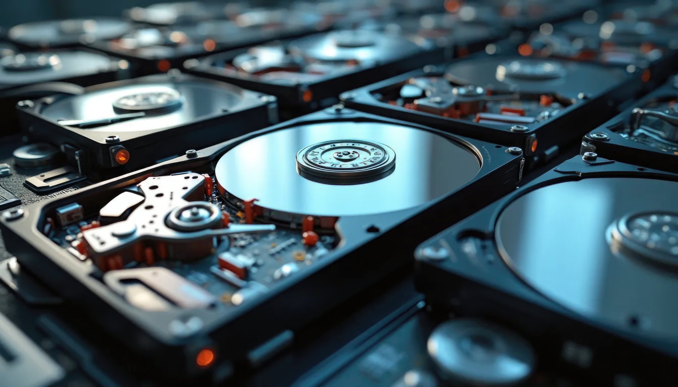 Computer hard disk drives for data storage